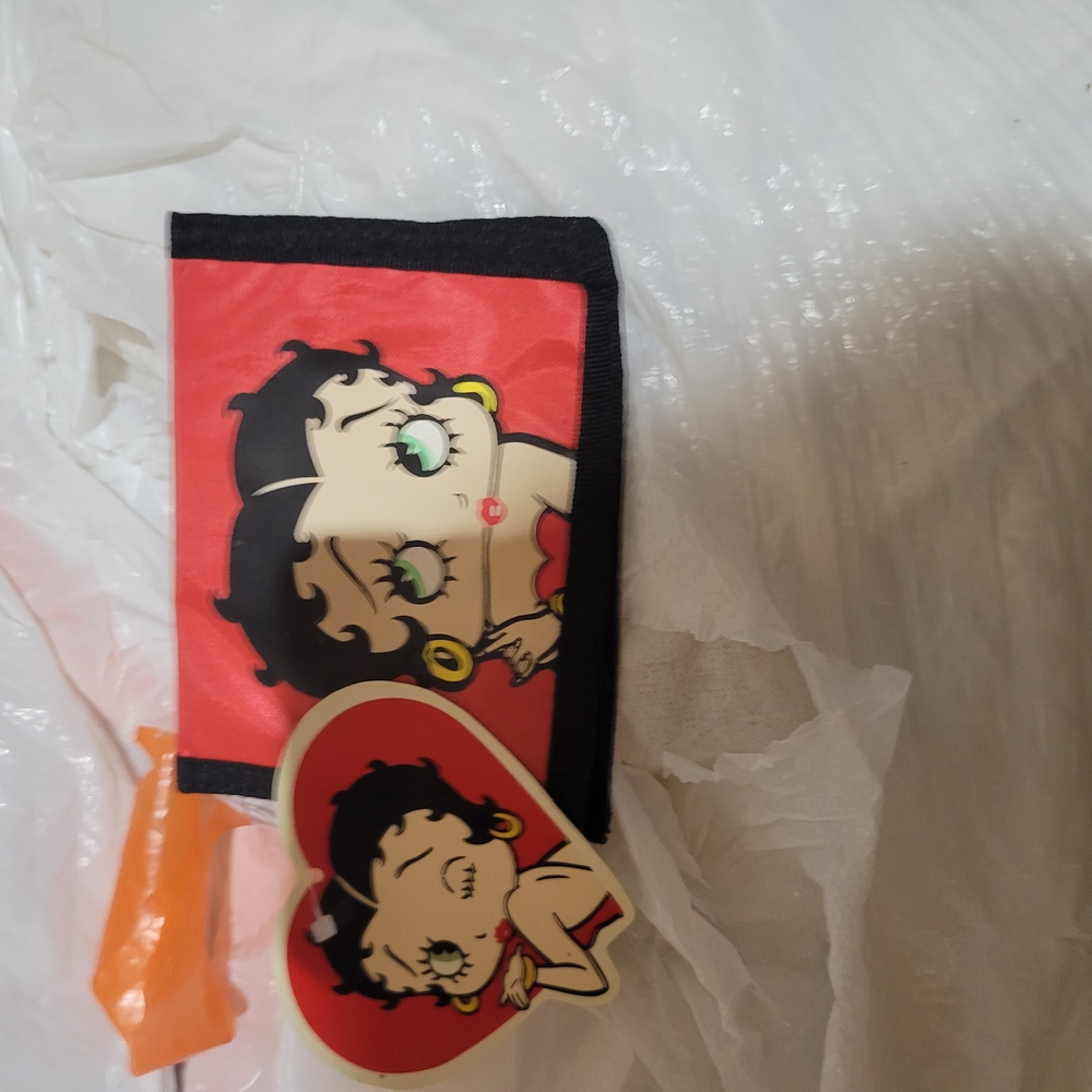 Betty Boop Red and Black Wallet